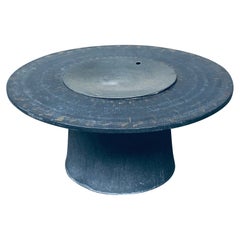 Table basse de bar artisanale, Inde, années 1970