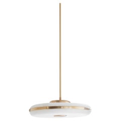 Beran Brushed Brass Large Pendant Lamp by Bert Frank