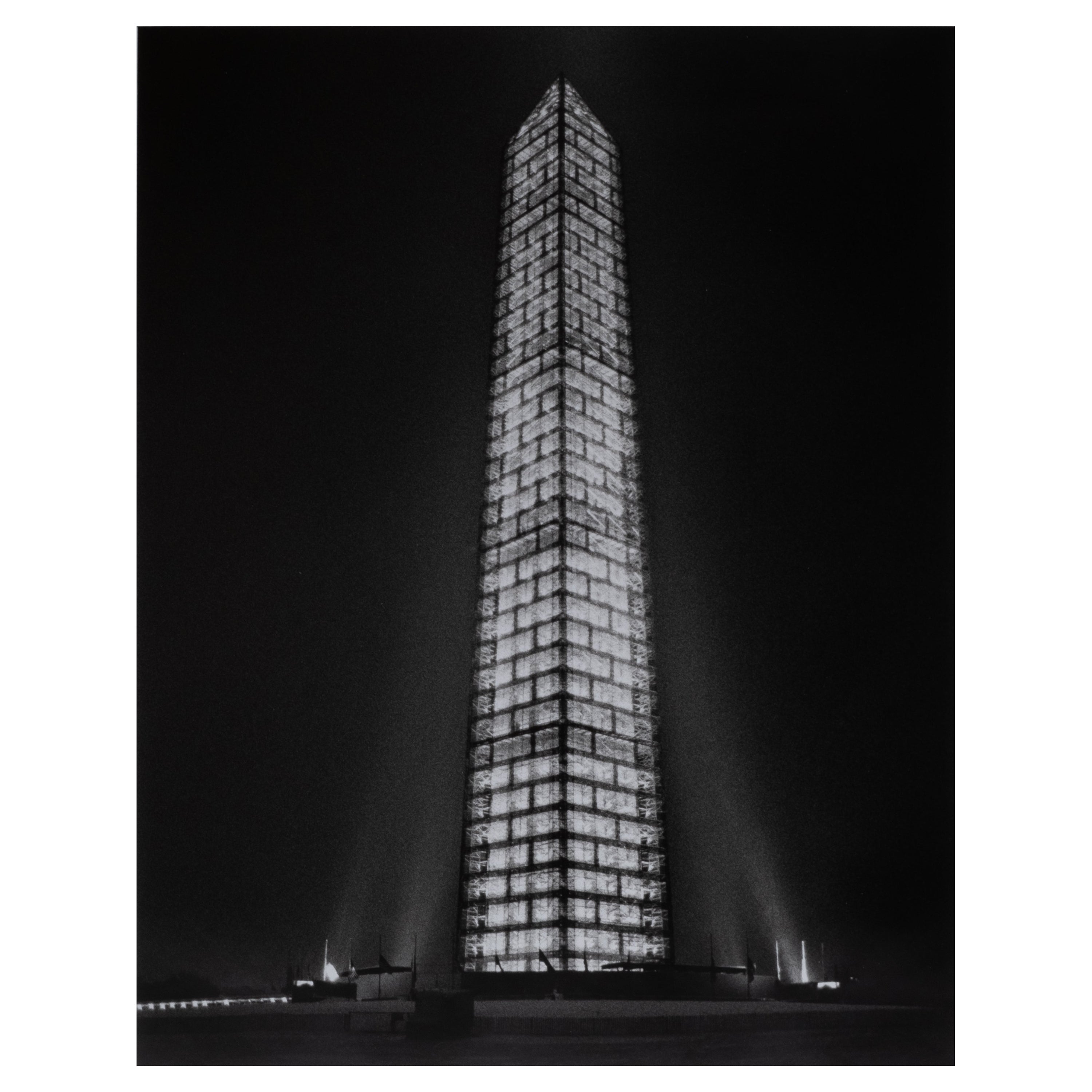 Colin Winterbottom Signed Photographic Print of the Washington Monument. 1999