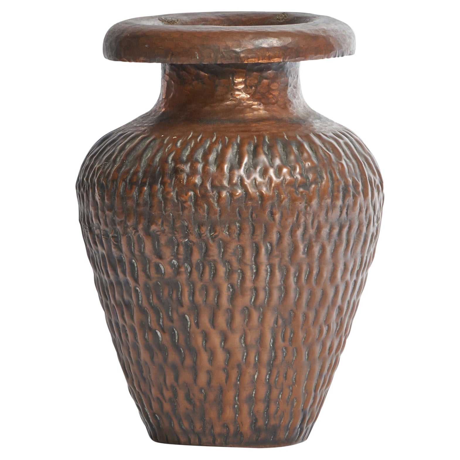 Italian Designer, Vase, Copper, Italy, 1930s For Sale