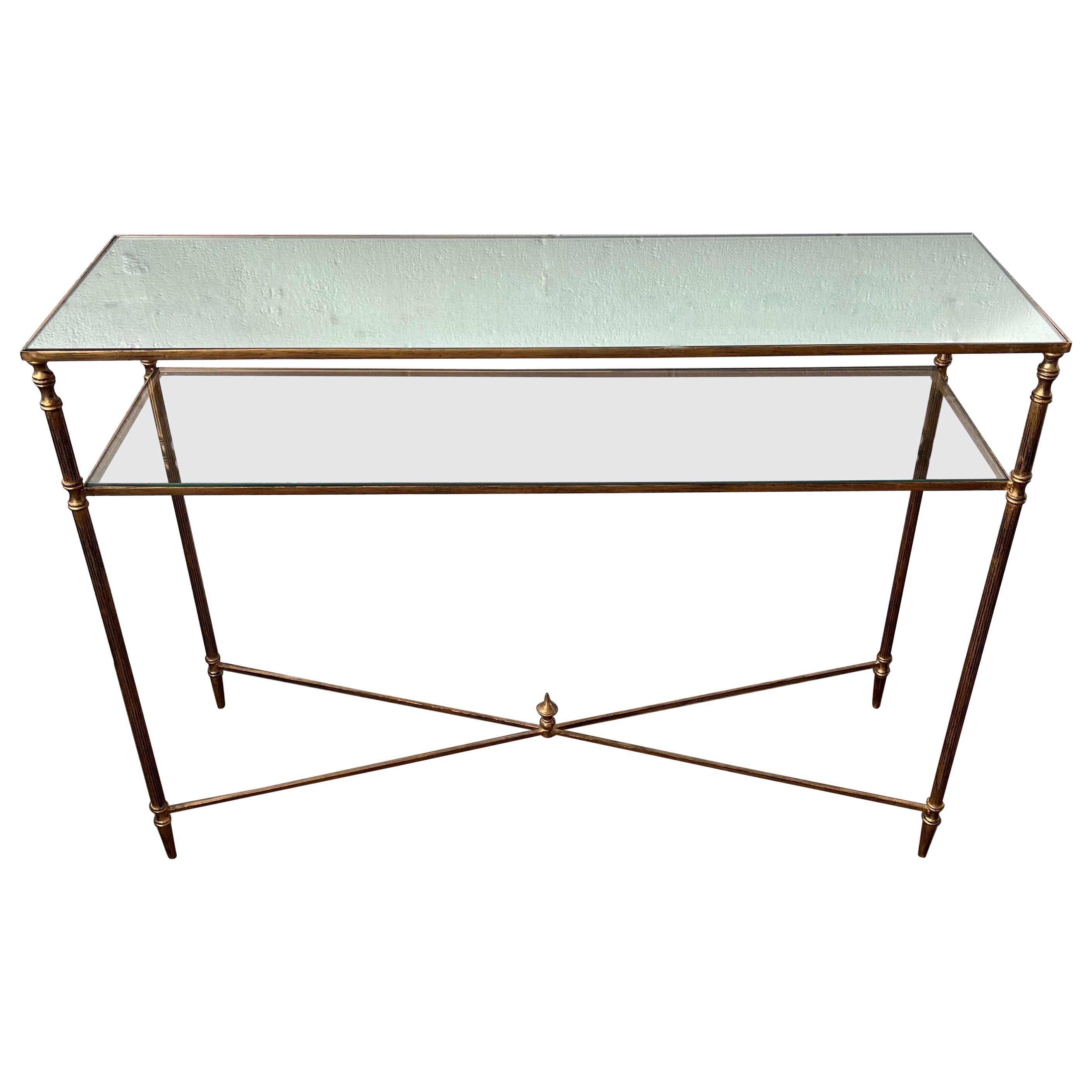 Uttermost Henzler Tiered Console Table For Sale