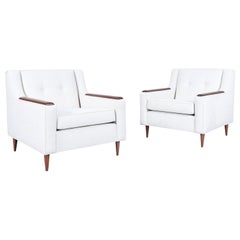 Mid-Century Modern Walnut Lounge Chairs