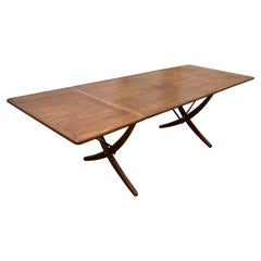 Used Hans Wegner Drop-Leaf Dining Table, Model AT304