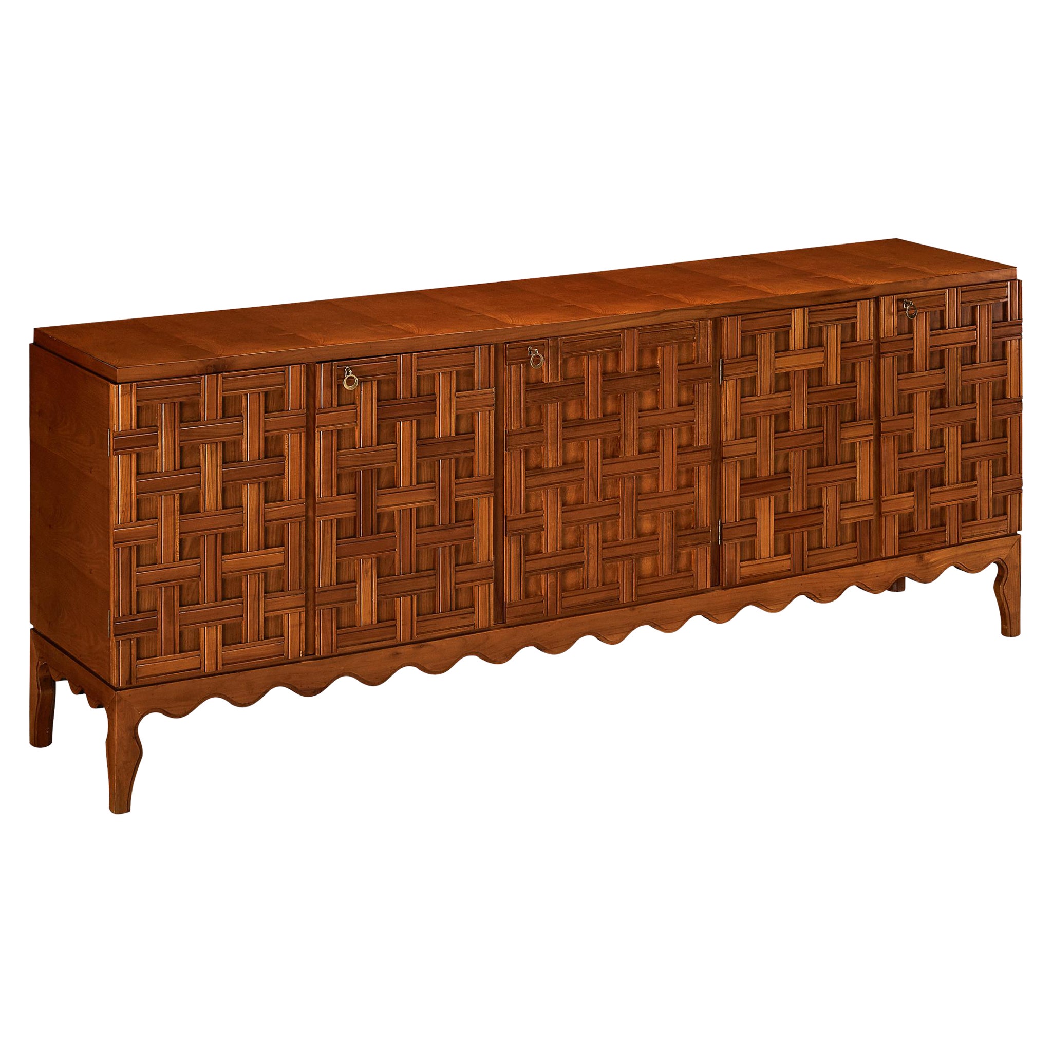 Rare Paolo Buffa Sideboard in Cherry  For Sale