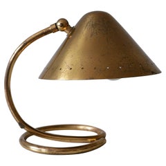 Vintage Rare and Lovely Mid-Century Modern Brass Table Lamp or Wall Light Sweden 1950s
