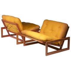 Pair of "Carlotta" Lounge Chairs by Afra and Tobia Scarpa for Cassina, Italy