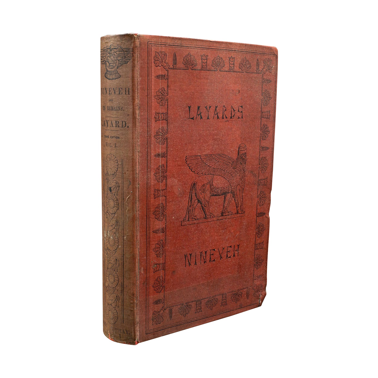 Antique 2nd Edition Book, Nineveh & Its Remains Vol.1, English, Victorian, 1849 For Sale