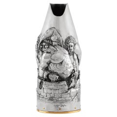 K-OVER Champagner, I GIGANTI, Silber 999/°, Italien