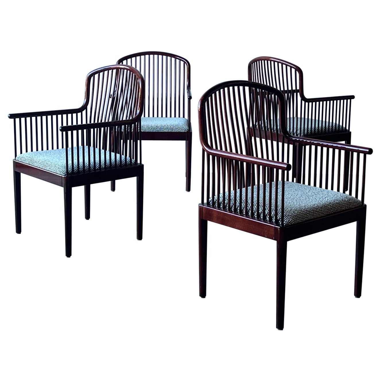 Vintage ‘Andover’ Arm Chairs by Davis Allen for Stendig - Set of Four  For Sale