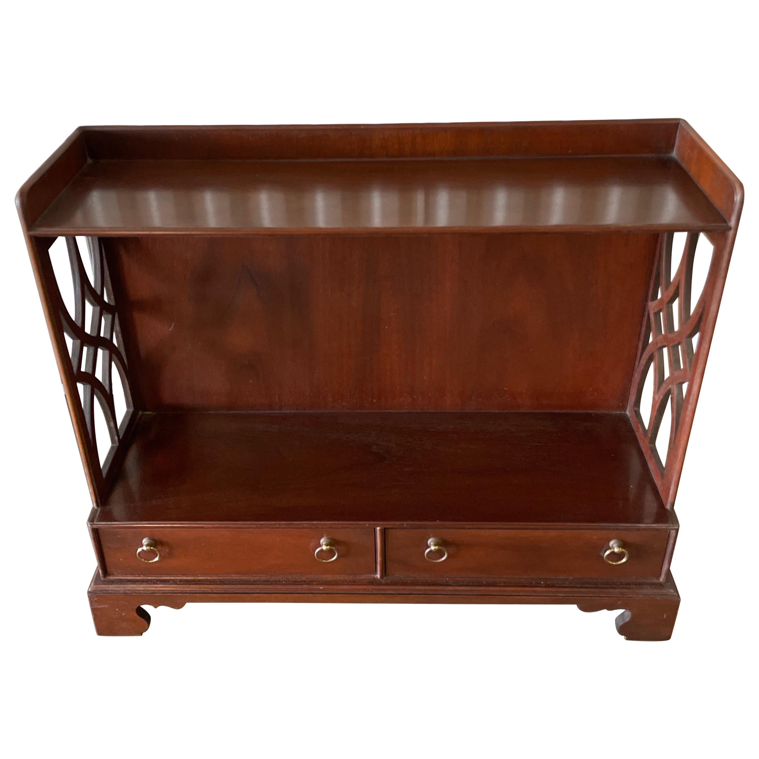 Small Baker Furniture Co. Chippendale Style Whatnot For Sale