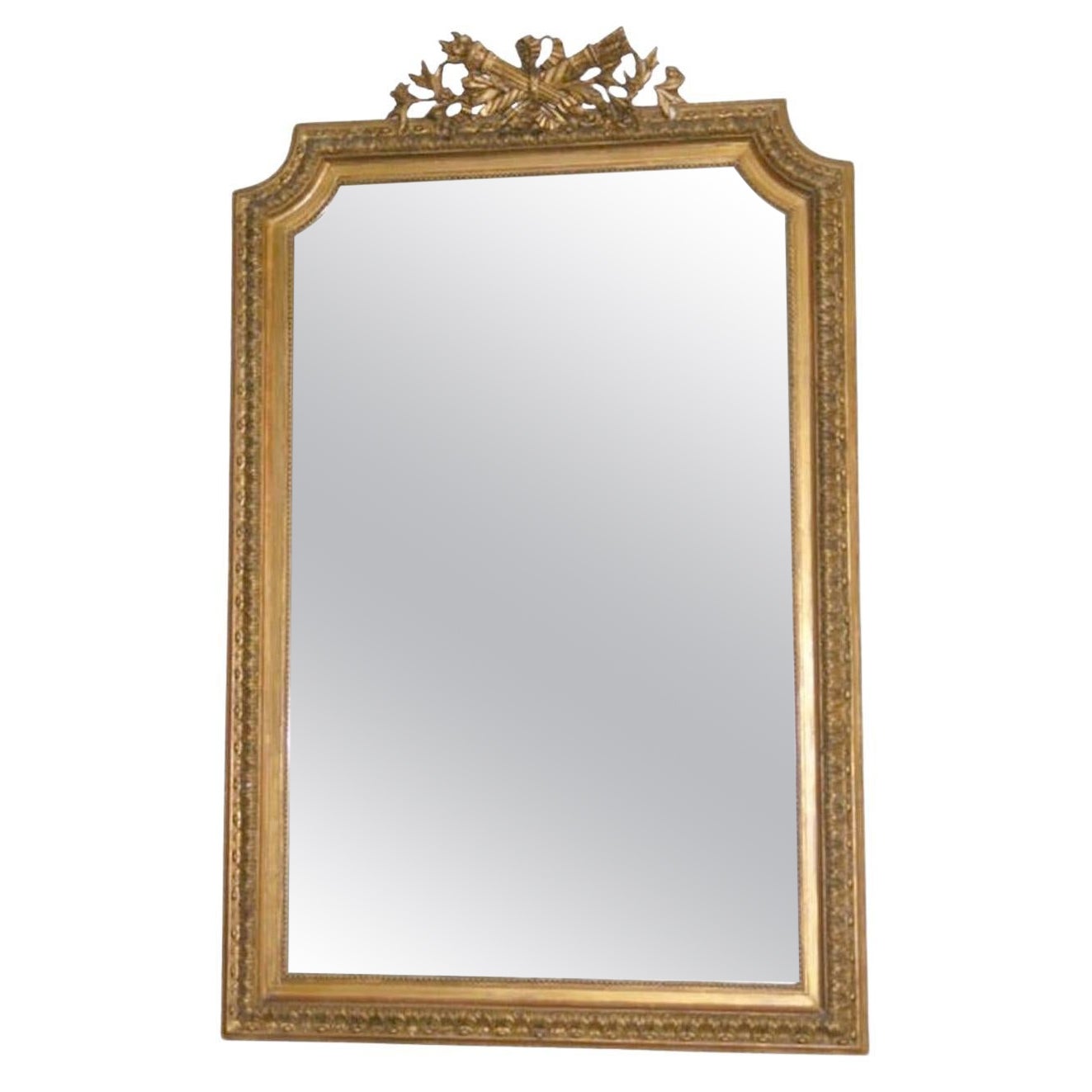 French Napoleon III Wall Mirror For Sale