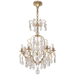 Antique French Louis XV Style Crystal Chandelier