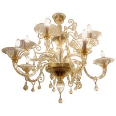 1970 Murano chandelier by Venini