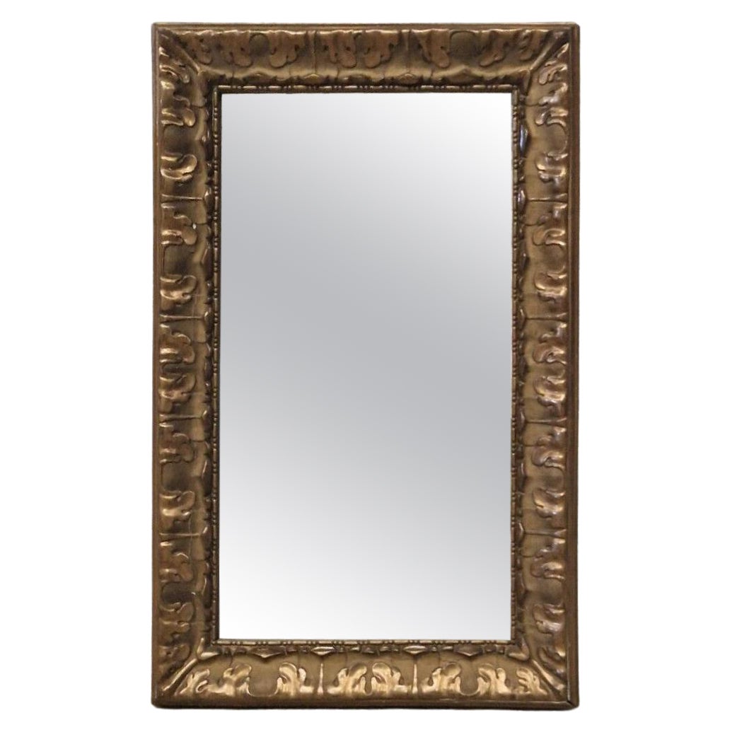 Antique French Gilded Frame Mirror  For Sale