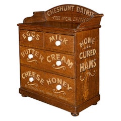 19th Century Victorian Dairy Store Counter / Sideboard, c.1890