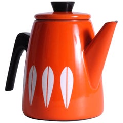 Vintage Cathrineholm Coffee Pot, 'Lotus' Pattern, circa 1963, Norway