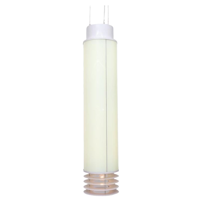 1980's Tubular Glass Pendant Lamp from Church in Rotterdam For Sale