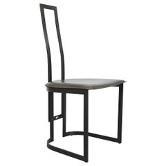 Sedia Modernista del 1980 Gastone Rinaldi per Thema Italy 1