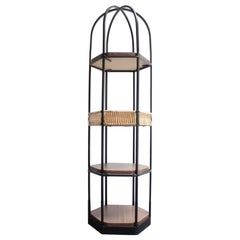 Arthur Umanoff for Shaver Howard Iron Freestanding Shelving Unit/Etagere