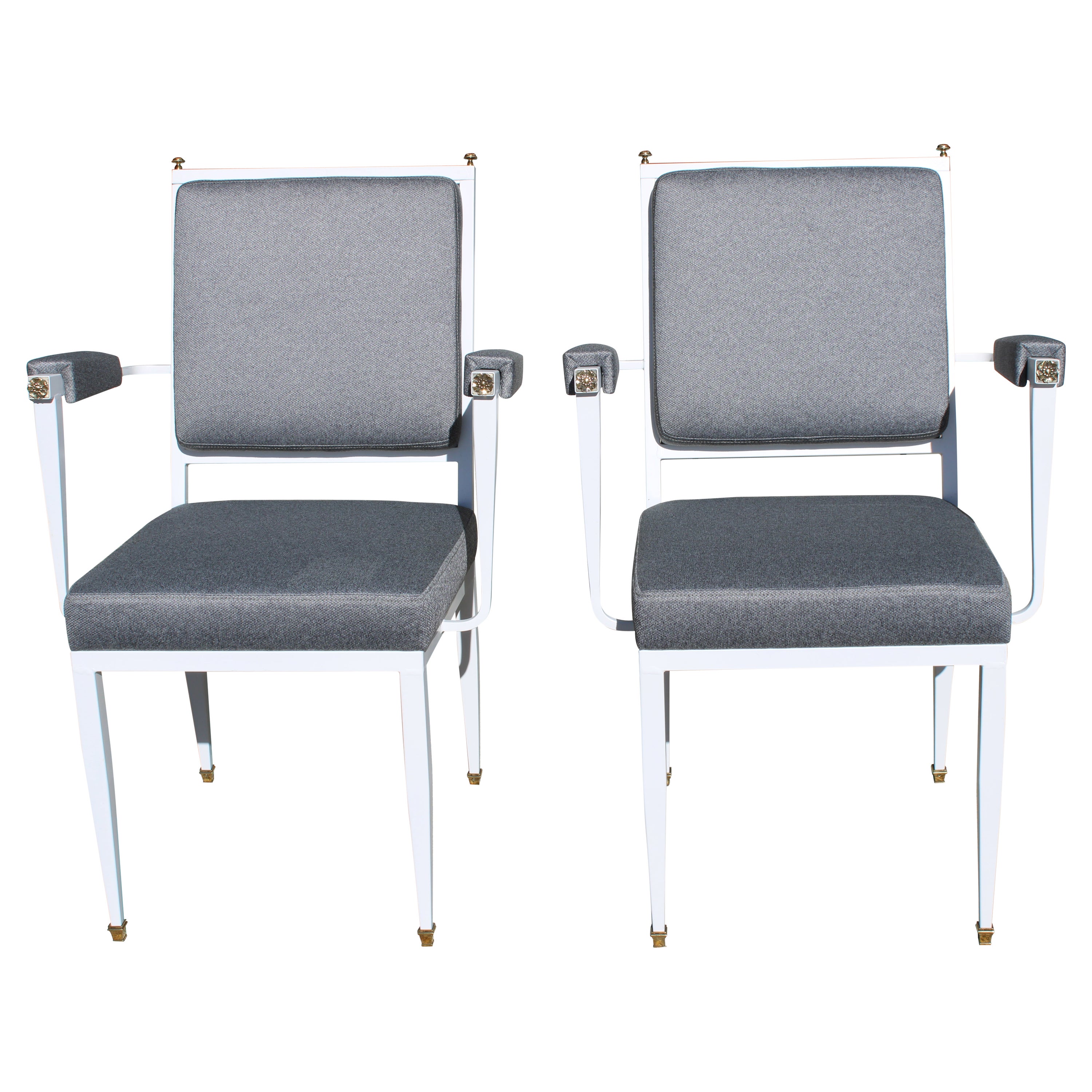 Paar Stühle, Andre Arbus zugeschrieben (1903 - 1969) im Angebot