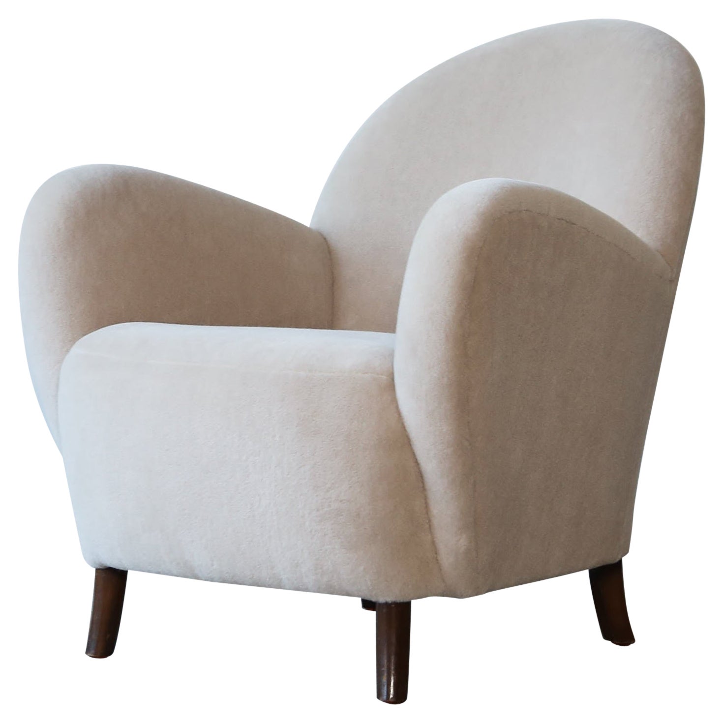 Armchair Attributed to Flemming Lassen for Georg Kofoed, Denmark, 1940s For Sale