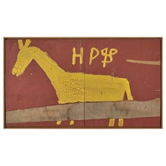Untitled Horse Painting by Homer Green