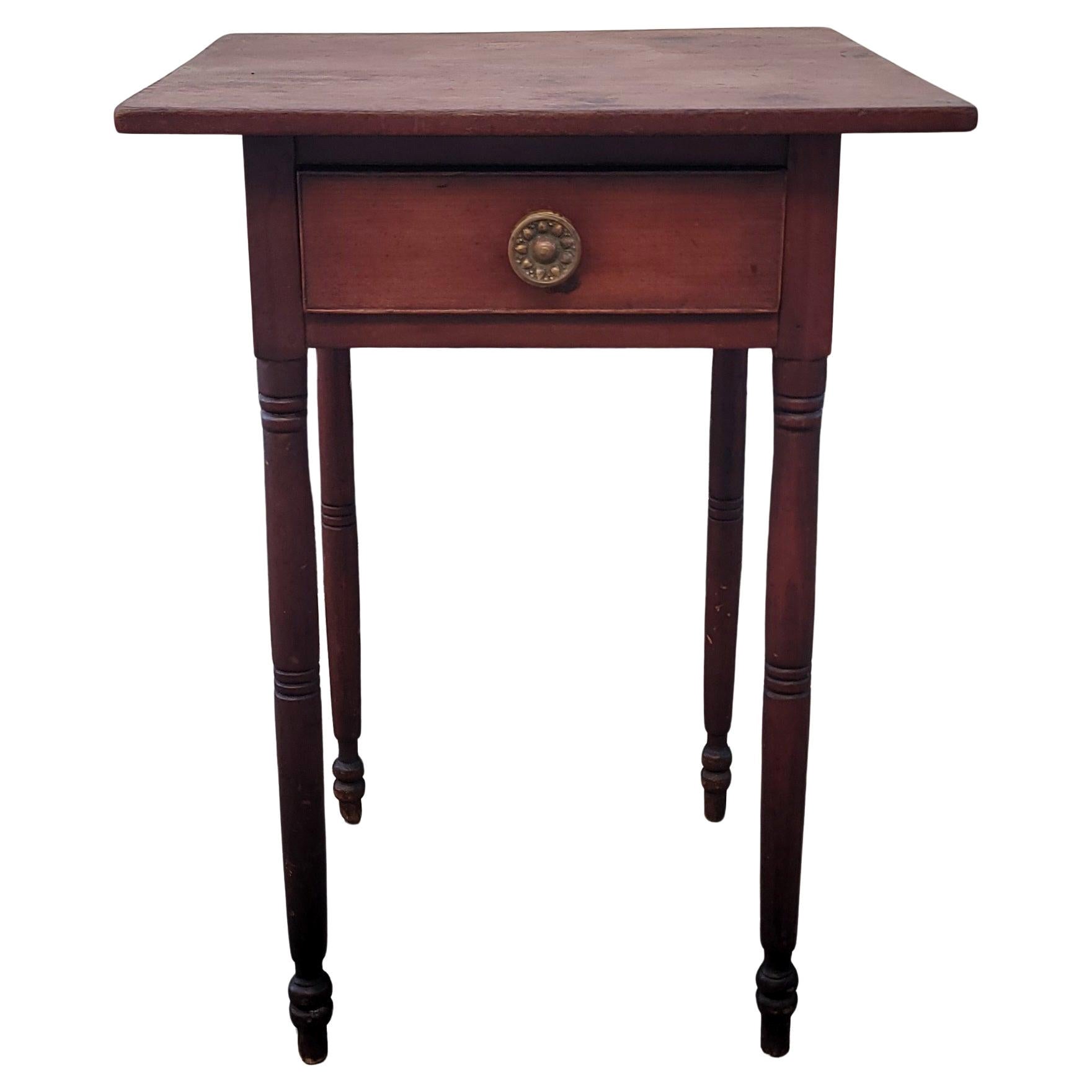 19Thc One Drawer Stand From Pennsylvania For Sale