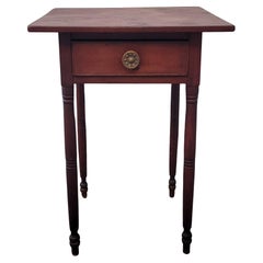 19Thc One Drawer Stand From Pennsylvania