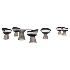 Retro Warren Platner 6x Wire Dining Group Chair & Table 1966 for Knoll International