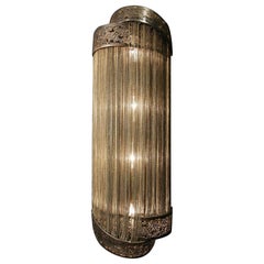 Large Bronze Mother Sconce by Barlas Baylar