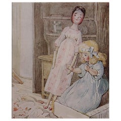 Original Antique Beatrix Potter Print. Peter Rabbit And Friends C.1905