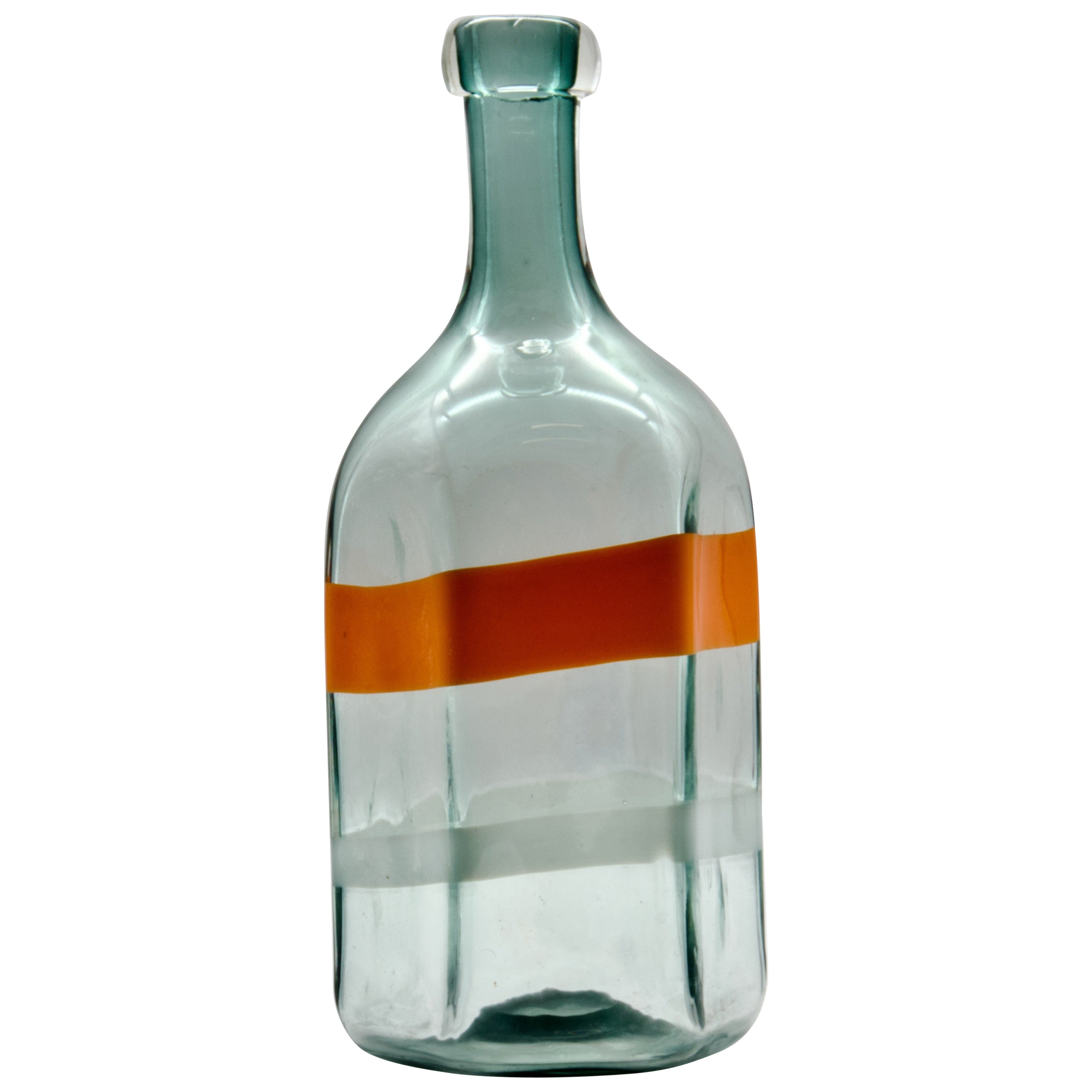 Große Murano-Glasflasche oder Vase von La Murrina, Italien im Angebot