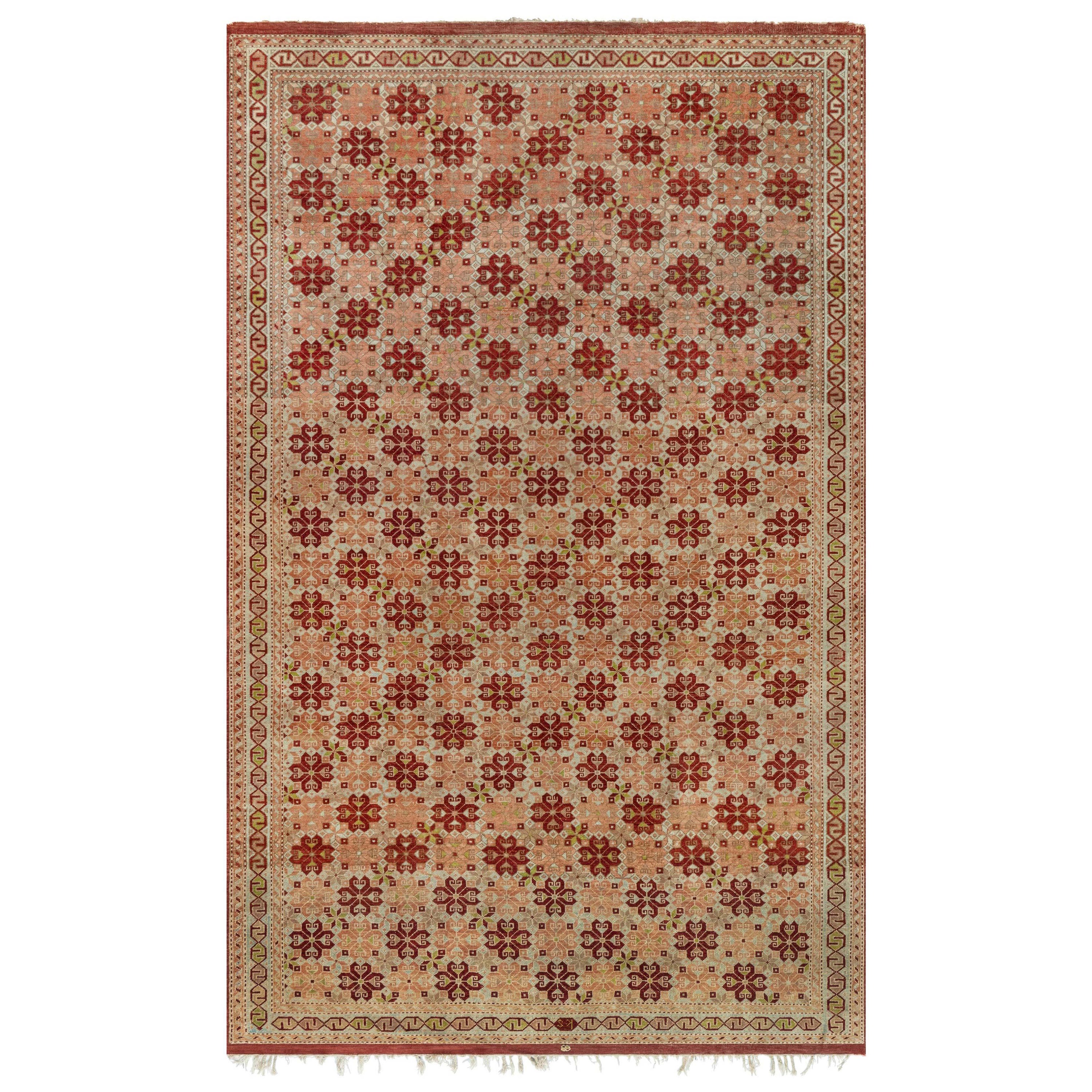 Early 20th Century Antique Turkish Rug For Sale