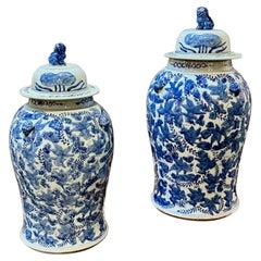 Pair of Antique Chinese Porcelain Vases
