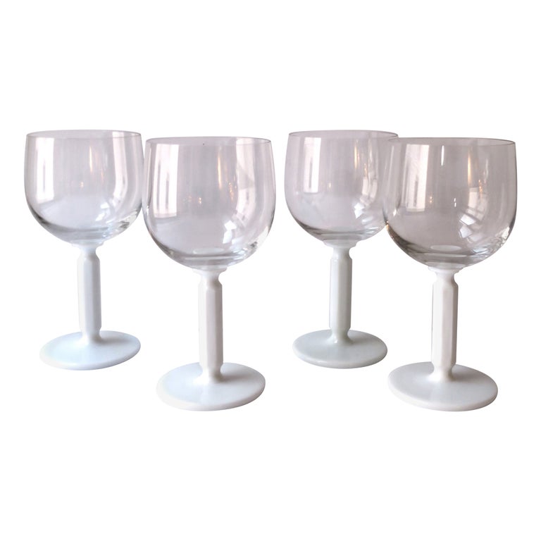 Grapevine painted wine glasses. Plaid Gallery Glass - stained