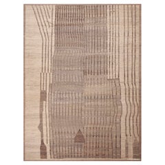 Nazmiyal Collection Earthy Tribal Geometric Design Modern Rug 10'7" x 13'10"