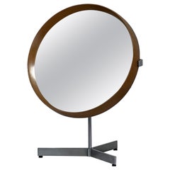 Used Oak Table Mirror by Uno & Östen Kristiansson for Luxus of Sweden, 1960s