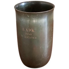 Vintage GAB Sweden Bronze Vase, 1940s