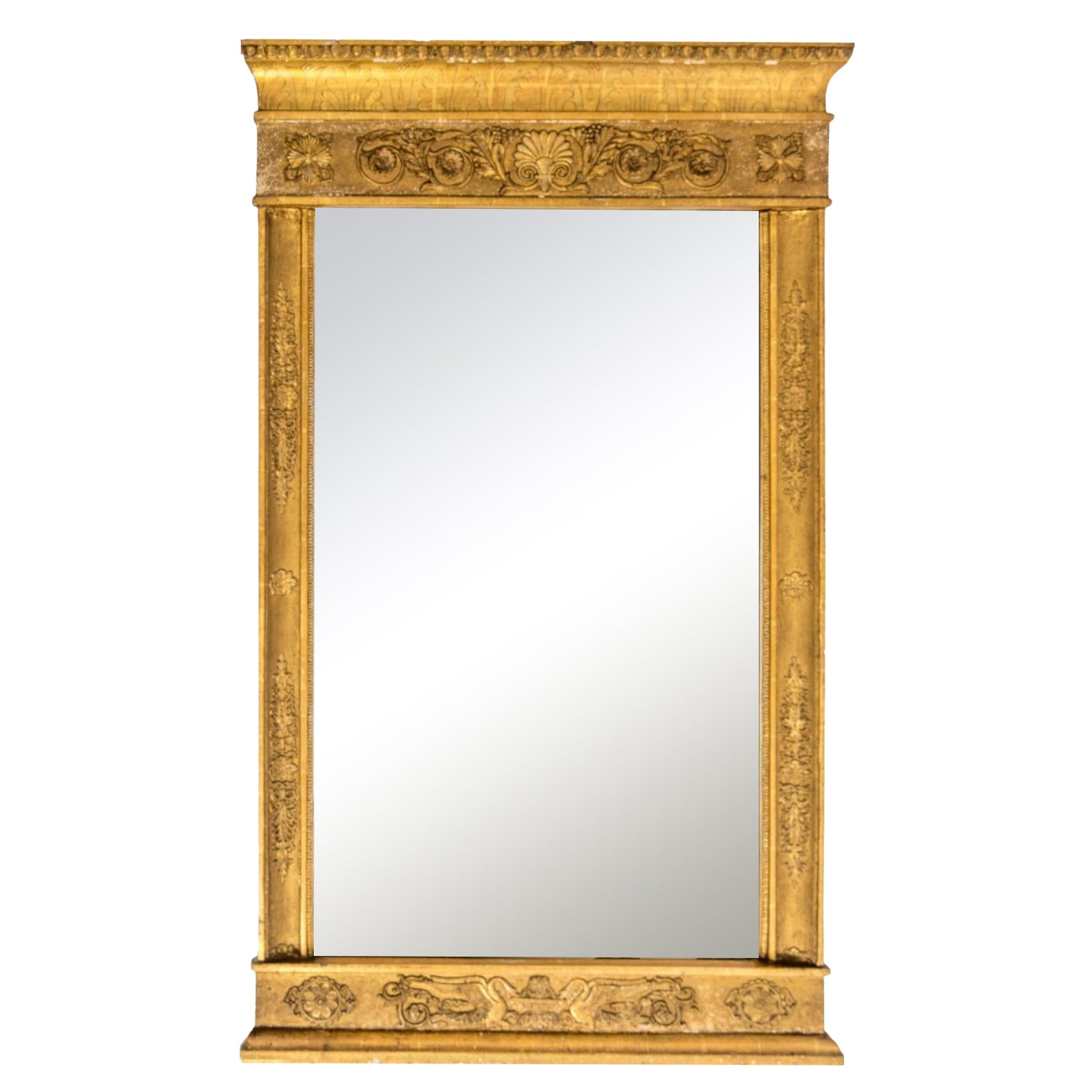 Empire Mirror Napoleon III 19th Century For Sale