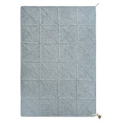 21st Century Asian Blue Sand Outdoor Indoor 200x300 cm Handmade Rug