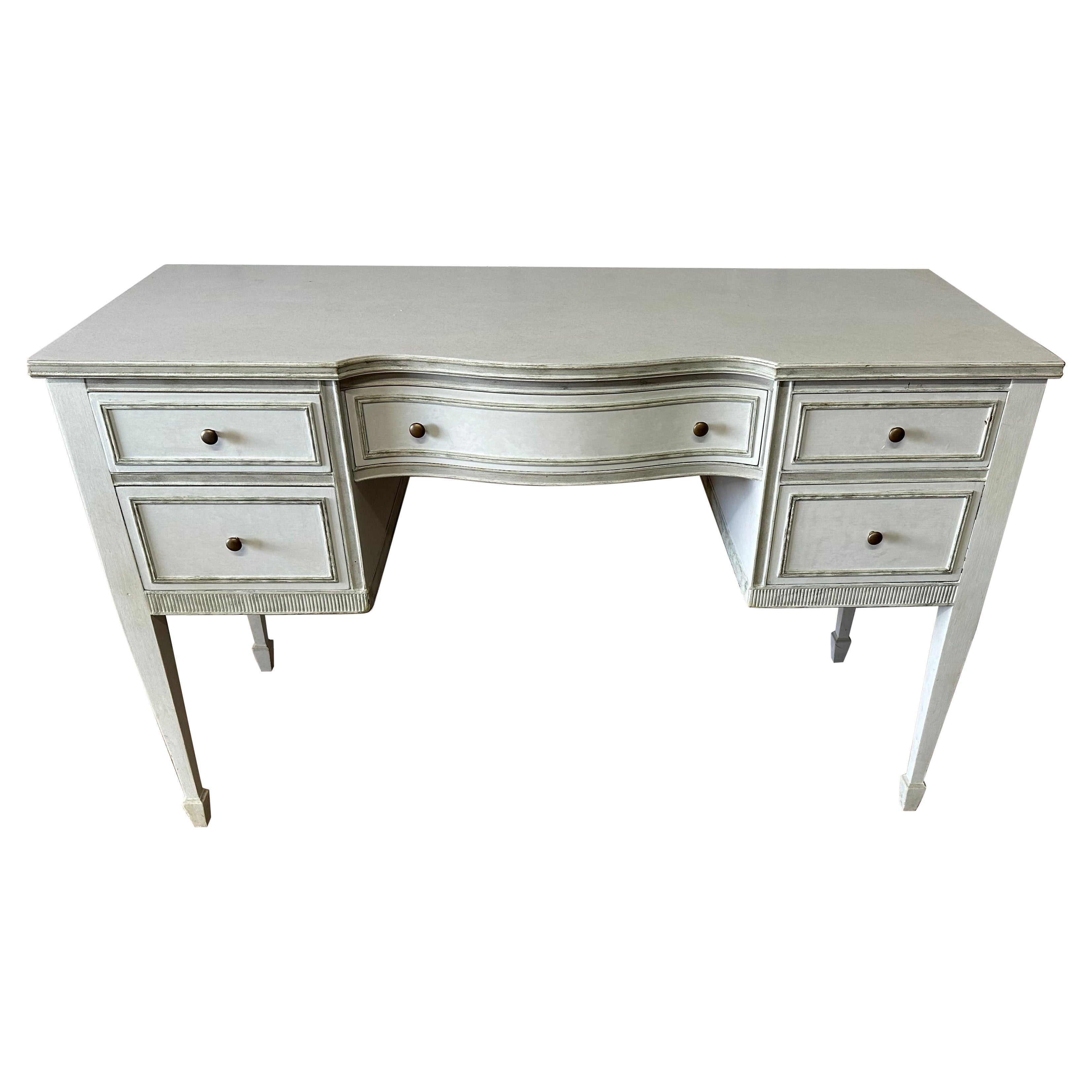 Vintage Neoclassical Desk or Dressing Table For Sale