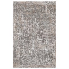 Tranquil Oasis Ashwood White Sand Hand-Knotted Rug