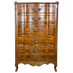 Vintage John Widdicomb French Provincial Style Tall Chest Dresser
