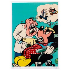 Tod NYC signiert Limited Ed Pop Art Print Mickey Dentist