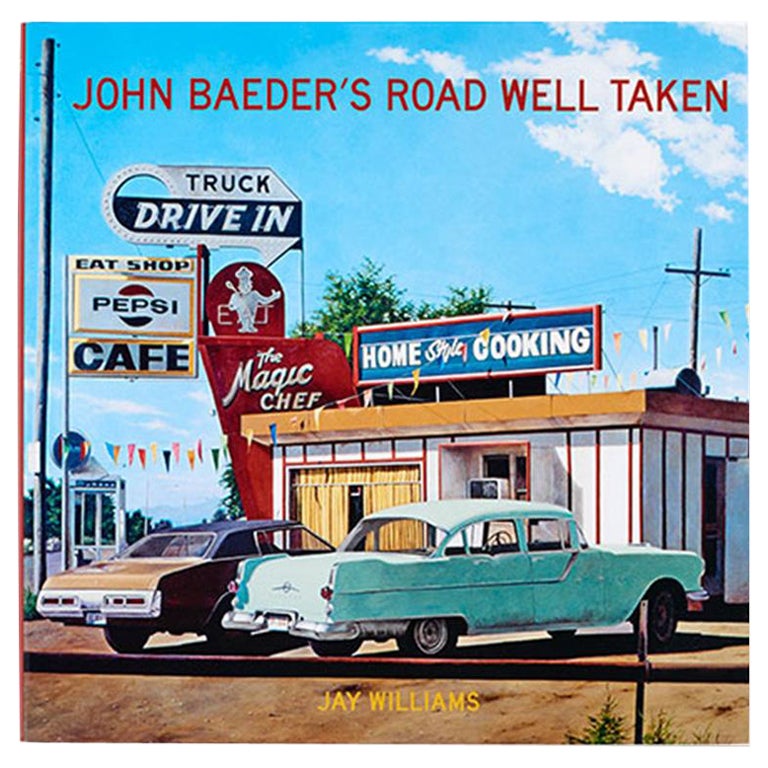 John Baeder’s Road Well Taken Book by Jay Williams  For Sale
