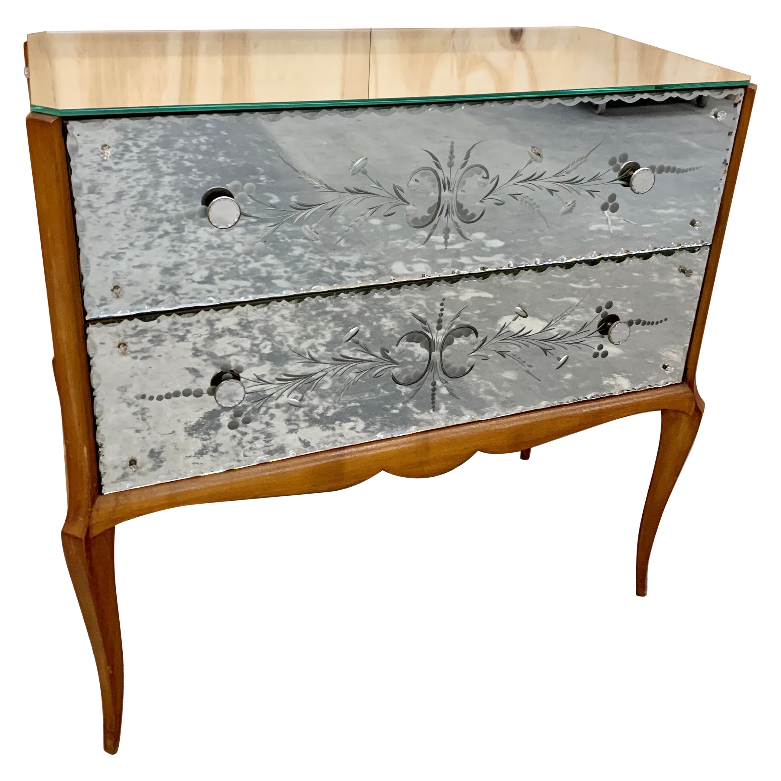 Vintage Mirror Dresser - Venetian Style