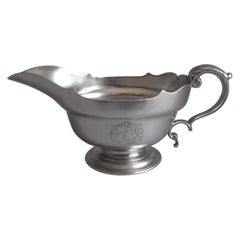 George II Sauceboat Made in London by George Hindmarsh, circa 1731-35