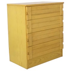 Midcentury chest of drawers in pine wood, Jordi Vilanova style, Spain 1970's