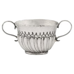 William III Britannia Standard Dram Cup Made in London by Nathaniel Lock, 1698
