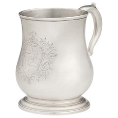 George III Mug Made in London by Thomas Farren, 1734